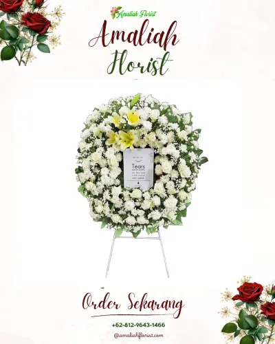 Krans Bunga Duka Cita di Tubyal